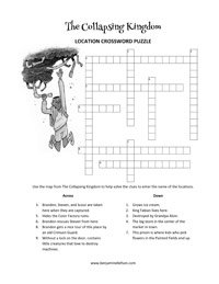 Crossword Puzzle from The Collapsing Kingdom