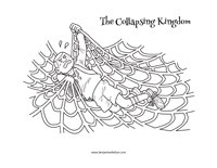 Coloring page from The Collapsing Kingdom