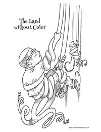Coloring page from The Land without Color
